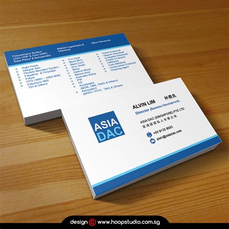 Singapore business card printing